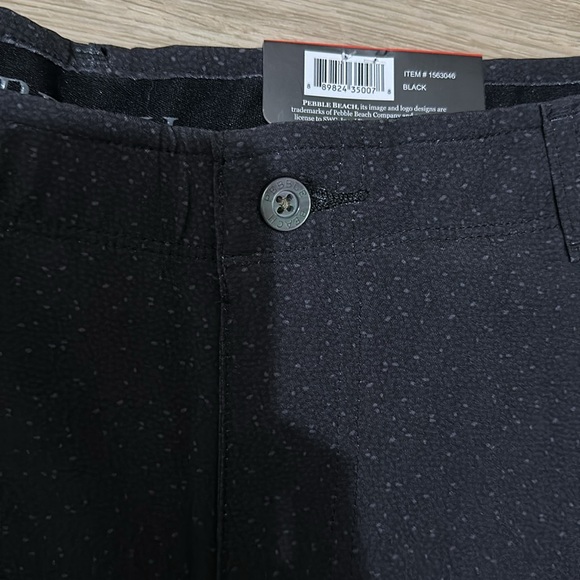 Pebble Beach black Performance Shorts - Picture 5 of 6